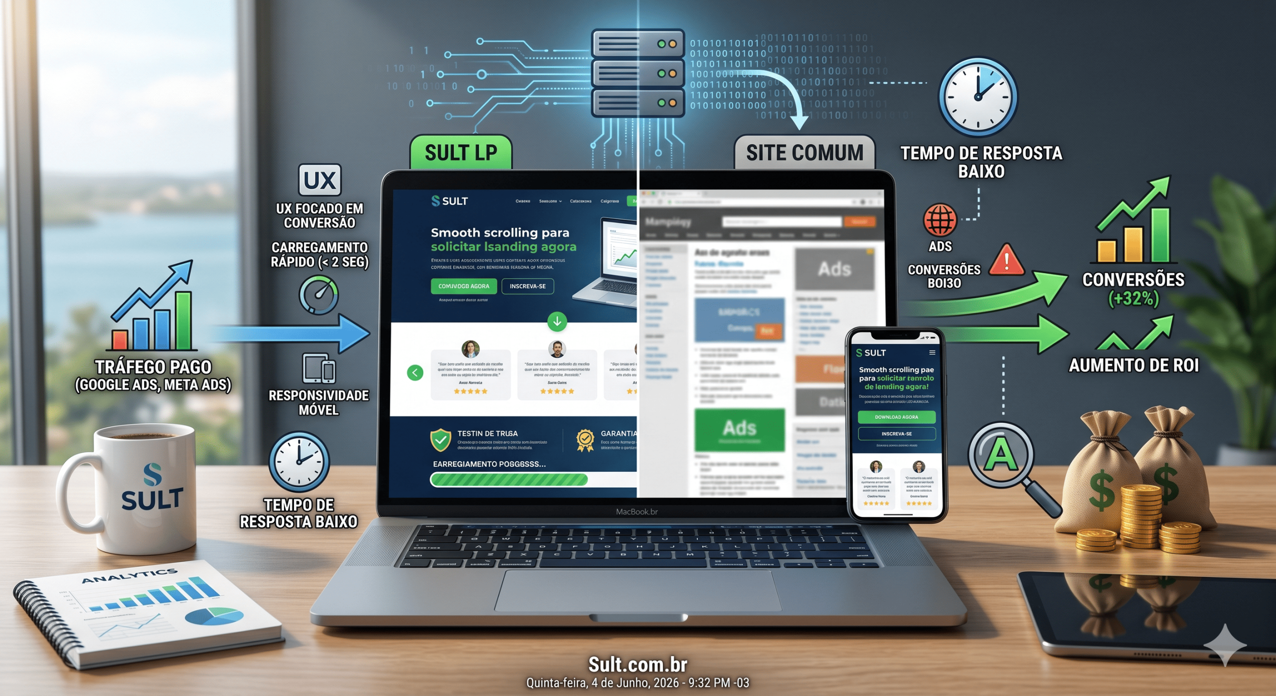 Criação de landing page de alta conversão